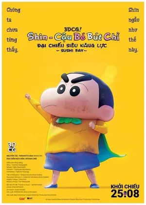 Shin Cậu Bé Bút Chì: Đại Chiến Siêu Năng Lực Sushi Bay Shin Cậu Bé Bút Chì: Đại Chiến Siêu Năng Lực Sushi Bay